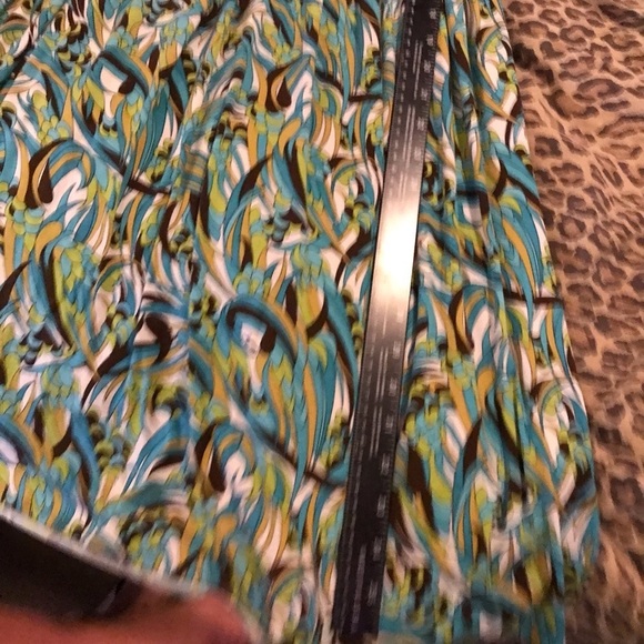 Milly Retro signature print V-neck , side zip bell sleeve mini dress cover up - Picture 10 of 15